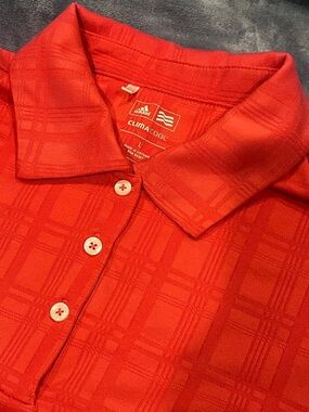 adidas women’s pink ClimaCool Polo Shirt